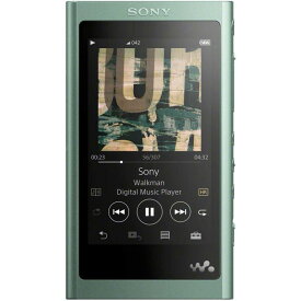 ソニー ウォークマン Aシリーズ 16GB NW-A55 : MP3プレーヤー Bluetooth microSD対応 ハイレゾ対応 最大45時間連続再生 2018年モデル ホライズングリーン NW-A55 G