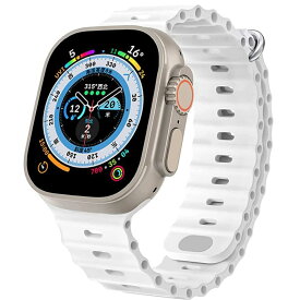 Ausojoy コンパチブル apple watch ultra バンド オーシャンバンド アップルウォッチ バンド 49mm 45mm 44mm 42mm 41mm 40mm 38mm for iWatch Ultra Series SE 8/7/6/5/4/3/2/1 に対応 スポーツバンド 交換ベルト シリコン