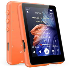32GB MP3プレーヤー MECHEN Bluetooth 5.3 デジタルオーディオプレーヤー 超軽量 ミニ音楽プレーヤー スピーカー内蔵 2.4インチタッチスクリーン FMラジオ・ダイレクト録音・電子ブック・動画・写