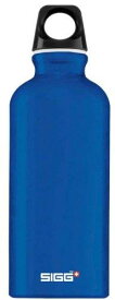 シグ(SIGG) アウトドア 水筒 軽量 スイス製アルミボトル トラベラークラシック 0.4L ブルー ダークブルー 50003
