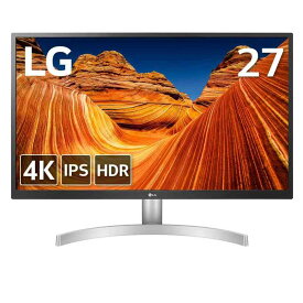 LG モニター ディスプレイ 27UL500-W 27インチ/グラフィック、動画編集、映画、VOD視聴/4K / HDR / IPS非光沢 / FreeSync対応 / ブルーライト低減機能 / HDMI×2、DisplayPort / 3年安心・無