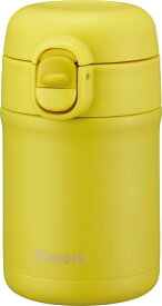 ピーコック 水筒 ワンタッチ 給水 ボトル 保温 保冷 280ml シトロン イエロー AKH-28 Y