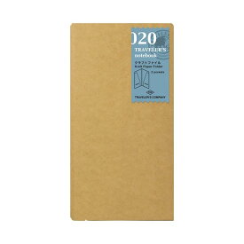 DESIGNPHIL ミドリ(MIDORI) トラベラーズカンパニー リフィル クラフトファイル 2冊パック レギュラーサイズ 14332006