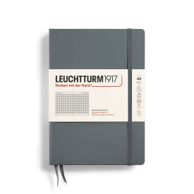 LEUCHTTURM1917/ロイヒトトゥルム Notebooks Medium (A5) アントラサイト ミディアム (A5) 方眼 344783