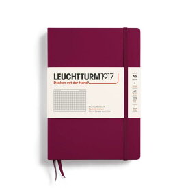 LEUCHTTURM1917/ロイヒトトゥルム Notebooks Medium (A5) ポートレッド ミディアム (A5) 方眼 359694