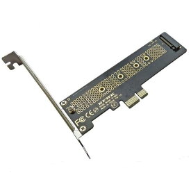 ALIKSO M.2 NGFF PCIe 22110 SSD (NVMe &amp; AHCI) → PCIe x 1 変換アダプタ コネクタ,ホストコントローラ拡張カード,ハーフハイトロファイルブラケット付き M2 NGFF PCIe 3.0, 2.0 or 1.0対応