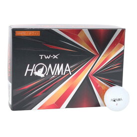 ホンマ ゴルフ ボール TW-X TW-S 2021 1ダース 12球入り ホワイト イエロー 3ピース ツアー系 スピン 飛距離 TOUR WORLD 本間 HONMA/TW-X_2021/ホワイト