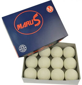 ダイワマルエス 軟式ボールM号 (軟式公認球) 1ダース12球入り MARUS-M-1