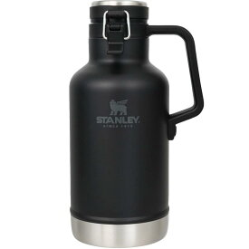 STANLEY(スタンレー) クラシック真空グロウラー 1.9L マットブラック 氷入れ 炭酸飲料 ビール 保冷 キャンプ 食洗機対応 (日本正規品)