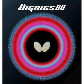 バタフライ(Butterfly) 卓球 ラバー ディグニクス 80 裏ソフト ハイテンション ブラック 特厚 06050