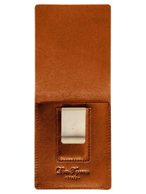 [Dom Teporna] マネークリップ メンズ 薄型 本革 イタリアンレザー カード 収納 小銭入れなし カードケース コンパクト ミニマリスト極薄 ダークブラウン