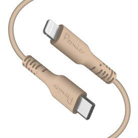 tama's Permier シリコンケーブル C to L 1.0m PR-H301CL10 シリーズ USB Type-C to ライトニング (カフェラテ) MFi認証 多摩電子工業 屈曲耐久約12万回を実現 ケーブル内部動線をグラフェンで覆い 外装シリ