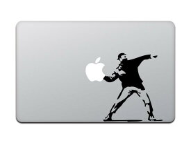 カインドストア MacBook Air/Pro 11 / 13インチ マックブック ステッカー シール バンクシー モロトフ ガイ Banksy Molotov Guy 11インチ