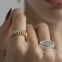 【予約受付中/4月上旬〜中旬入荷発送予定】リング スパイク リング 指輪 レディース ステンレス 18K 高見え 上品 大人…