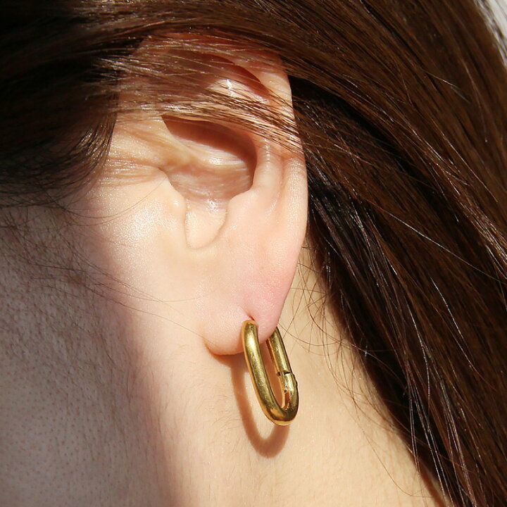 楽天市場】【3/14日まで☆全商品P10倍】ピアス フープピアス ラウンド 