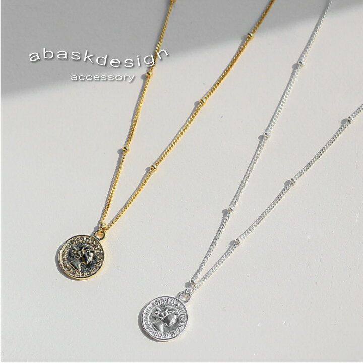 楽天市場】SILVER925 ネックレス コインネックレス ゴールド シルバー 