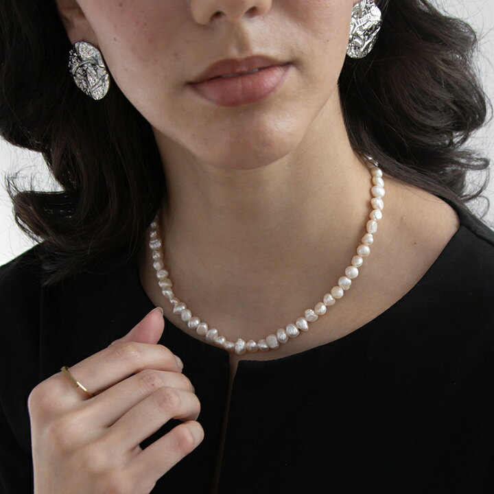 楽天市場】＼MAX30%OFFクーポン有／ネックレス 淡水パール シンプル  