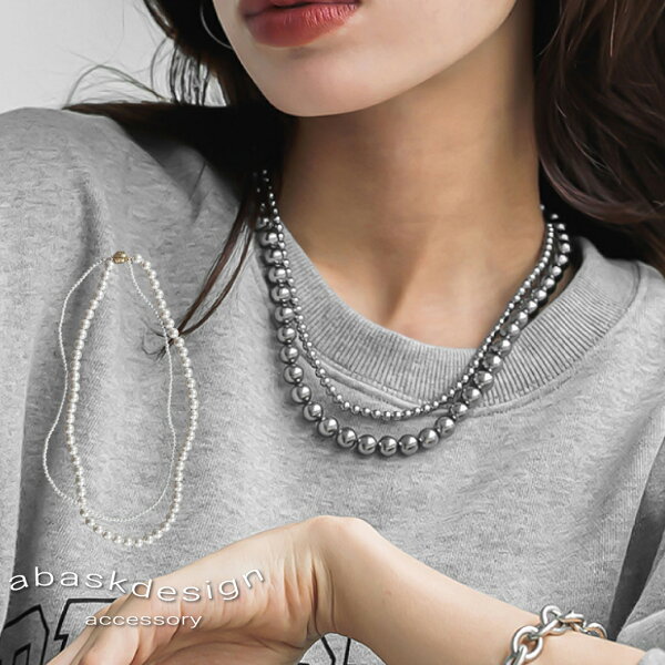 ブレスレットネックレス マグネット金具 レディース 2連 パールネックレス 合金 シンプルネックレス  粒パール パール レディース ゴールド カジュアル フォーマル ネックレス 大人 女性 パールネックレス パール 小粒 ブランド 女性