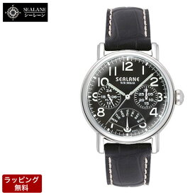 シーレーン 腕時計 SEALANE 時計 クオーツ メンズ腕時計 SE45-LBK