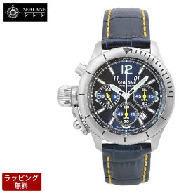 シーレーン 腕時計 SEALANE 時計 クオーツ メンズ腕時計 SE47-LBK