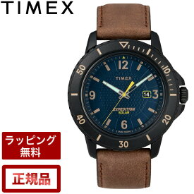 タイメックス 腕時計 TIMEX 時計 ガラティンソーラー ブルー×ブラウン TW4B14600 メンズ腕時計