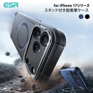 [ iPhone 17 / iPhone Air / 17 Pro / 17 Pro Max p] MagSafeΉ wʃJo[ ESR Cyber Armor X^ht ϏՌP[X ČRMILKi ϏՌ\ ACtH X}zP[X Jo[ for iPhone 16 / 16 Pro / 16 Pro Max