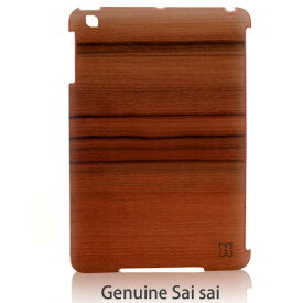 【訳あり アウトレット】 iPad mini man&wood Real wood case Genuine Sai sai I1833iPM