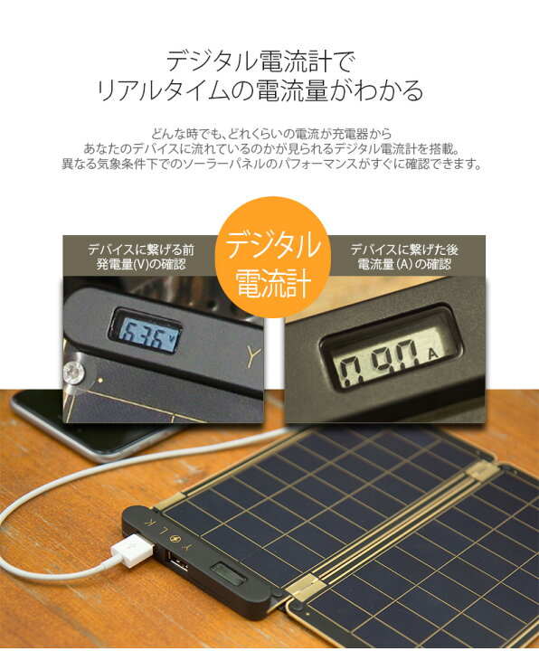 楽天市場】ソーラー充電器 YOLK Solar Paper(ヨーク ソーラーペーパー 