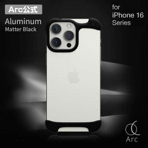 �yArc �����z[ iPhone 16 Pro / 16 Pro Max�p] �P�[�X �o���p�[ �A���~�E�}�b�g�u���b�N Arc Pulse �A�[�N�p���X �w�� �A���~�o���p�[ �J�o�[ �Ռ��z�� �ϏՌ� �J���� �ی� iPhone�P�[�X �A�C�t�H�� �A�C�z
