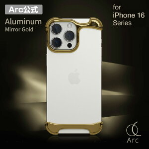 �yArc �����z[ iPhone 16 Pro / 16 Pro Max �p] �P�[�X �o���p�[ �A���~�E�~���[�S�[���h Arc Pulse �A�[�N�p���X �w�� �A���~�o���p�[ �J�o�[ �Ռ��z�� �ϏՌ� �J���� �ی� iPhone�P�[�X �A�C�t�H�� �A�C�z