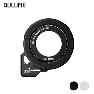 AULUMU G09 デュアル MagSafe対応リングスタンド 3軸360°回転式 ブラック / シルバー スマホリング MagS…