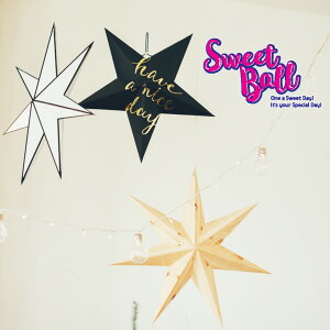 Happymori Sweet ball STAR 7 �p�[�e�B�[ �y�[�p�[�I�[�i�����g �X�^�[�f�R���[�V����