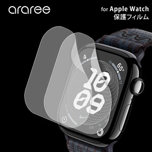 araree Apple Watch 46/42mm p یtB PUREi2jʕی ȏC EPU AbvEHb` (series10) fBXvC یV[g V[ t  ی  Ռ  yKiz