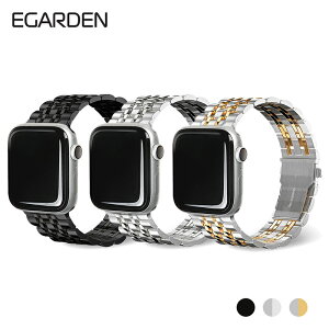 EGARDEN �A�b�v���E�H�b�` �X�e�����X�X�`�[�� �o���h SOLID METAL BAND �����o���h for Apple Watch 49mm, 46/45/44/42/41/40/38mm (Ultra3/2/1,Series11-1,SE3-1) �����o���h �x���g �X�e�����X�o���h ���^���o���h �X�g