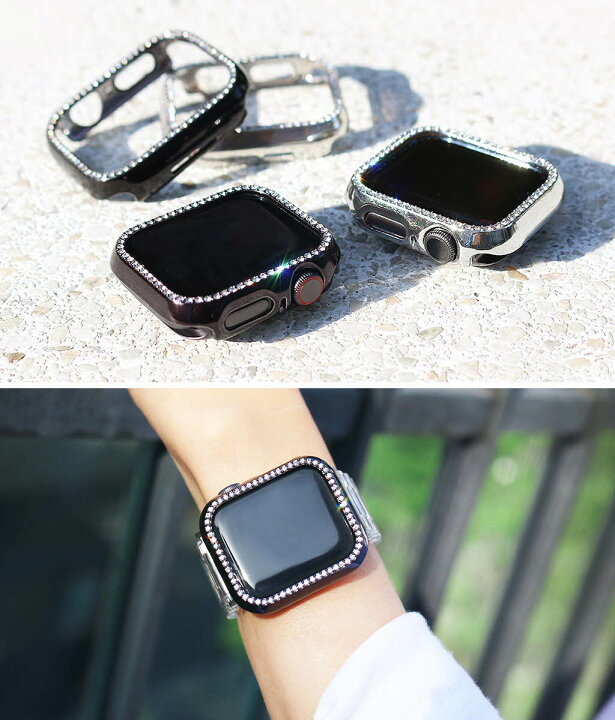 楽天市場】WEARPLANET アップルウォッチ カバー キラキラ ライン  