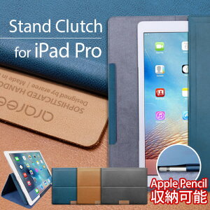 �y�󂠂� �A�E�g���b�g�ziPad Pro �P�[�X �o�b�O�^ �|�[�` araree Stand Clutch�i�A�����[ �X�^���h �N���b�`�j�A�C�p�b�h �v�� ipad pro �y���z���_�[�t��