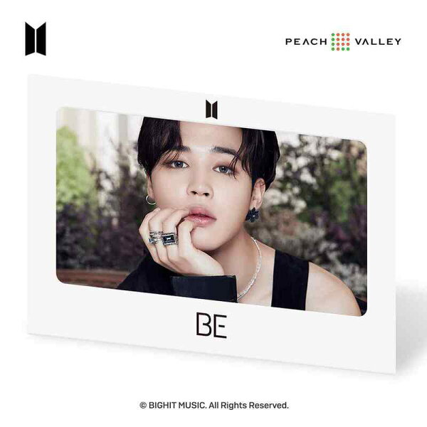 BTS 公式グッズ [BE] 3D 大型 レンチキュラーフォト JIMIN | ビーティーエス ジミン 防弾少年団 バンタン photo アルバム 立体 写真 ルーム アクセサリー ギフト プレゼント K-POP [公式ライセンス品]