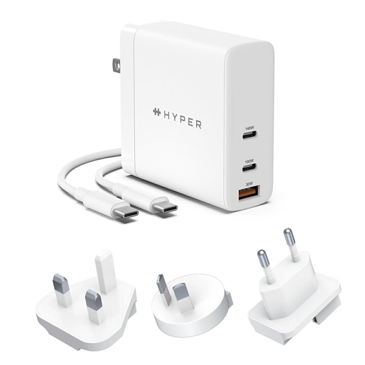 楽天市場】【Hyper公式】HyperJuice 140W USB PD 3.1 GaN 電源アダプタ 