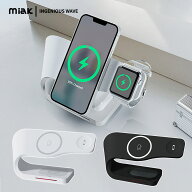 【楽天1位獲得！】【miak公式】ワイヤレス充電器 iPhone 17 シリーズ 3in1 Wave ワイヤレス 充電スタンド…