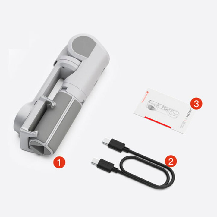 楽天市場】SNOPPA 3軸 スマホ用ジンバル ATOM2 [自動開閉式簡単撮影 