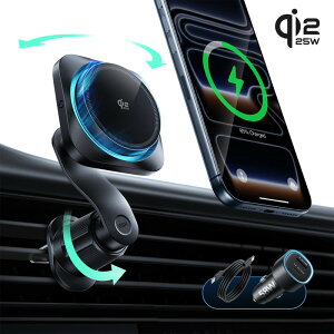 ESR Qi2 25WF }OlbgCX[dΉԍڃz_[ OmniLock Magsafe }Olbg CX[d  X}z[d X}zz_[ ԍڃz_[ ԍڗp ԍڃz_[ X}zX^