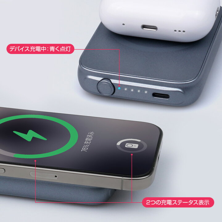楽天市場】ワイヤレス充電器 Hacray All in One 15W マグネット 