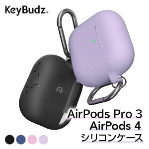 AirPods Pro 3 / AirPods 4 �V���R���P�[�X keybudz Elevate�i�X�g���b�v�z�[���ƃJ���r�i�t���j�G�A�[�|�b�Y 4�J�o�[ �G�A�[�|�b�Y �v�� airpods 4���� �P�[�X airpods pro ��3���� �P�[�X