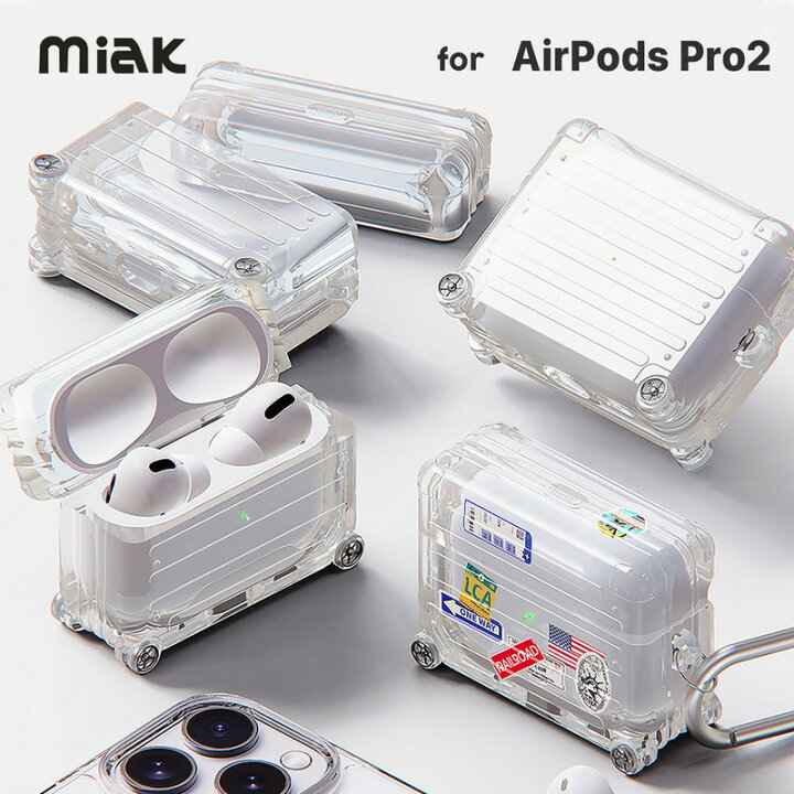 楽天市場】AirPods pro ケース airpods pro2 ケース LED表示対応 