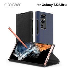 Galaxy S22 Ultra / S22 ケース マグネット 手帳型 araree BONNET DIARY STAND | ギャラクシー ウルトラ カード収納 スタンド 手帳 カード収納 SC-51C SC-52C SCG13 SCG14 カバー シンプル 耐衝撃 傷に強い ハードケース ワイヤレス充電 おしゃれ 韓国