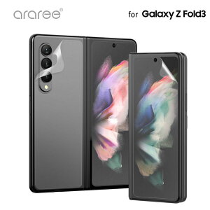 Galaxy Z Fold3 5G ی tB NA araree PURE SKIN 2 | foCXیtB MNV[ z tH[h3 SCG11 SC-55B t ttB یV[g یtB samsung