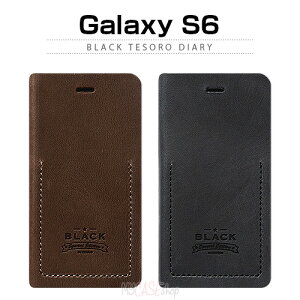 �y�󂠂� �A�E�g���b�g�z Galaxy S6 �P�[�X Zenus BLACK Tesoro Diary(�[�k�X �u���b�N�e�\���_�C�A���[�j