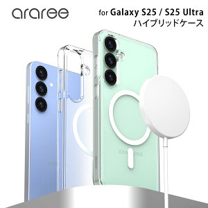 Galaxy S25 / S25 Ultra MagSafe�Ή� �n�C�u���b�h �N���A�P�[�X araree DUPLE M �ČRMIL�K�i Qi2�Ή� �J�o�[ �T���X�� �M�����N�V�[ �E���g�� �X�}�[�g�t�H�� Android �X�}�z �w�ʃJ�o�[ �o�b�N�J�o�[ �ϏՌ�