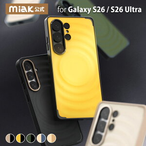 miak Galaxy S26/S26 Ultra SCOOP �}�O�l�b�g�P�[�X Qi2/MagSafe�Ή� [ �A�C�X�N���[�����`�[�t�̗��̃f�U�C�� ���̓}�O�l�b�g���� �A���~�����J�����t���[�� �����Y�ی� 3�d�\�� �Ռ��z�� �}�b�g�R�[�e
