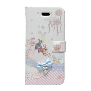 �y�󂠂� �A�E�g���b�g�z iPhone5/5s �P�[�X Happymori Jewelry Pet Rebbit�i�n�b�s�[���� �W���G���[�y�b�g ���r�b�g�j�A�C�t�H�� �蒠�^